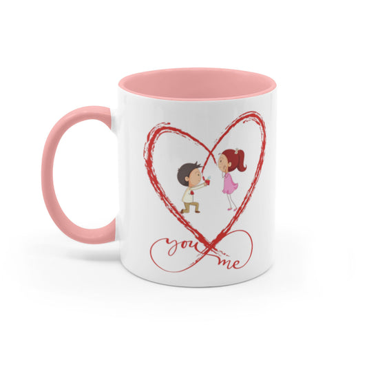 You & Me Accent Mugs