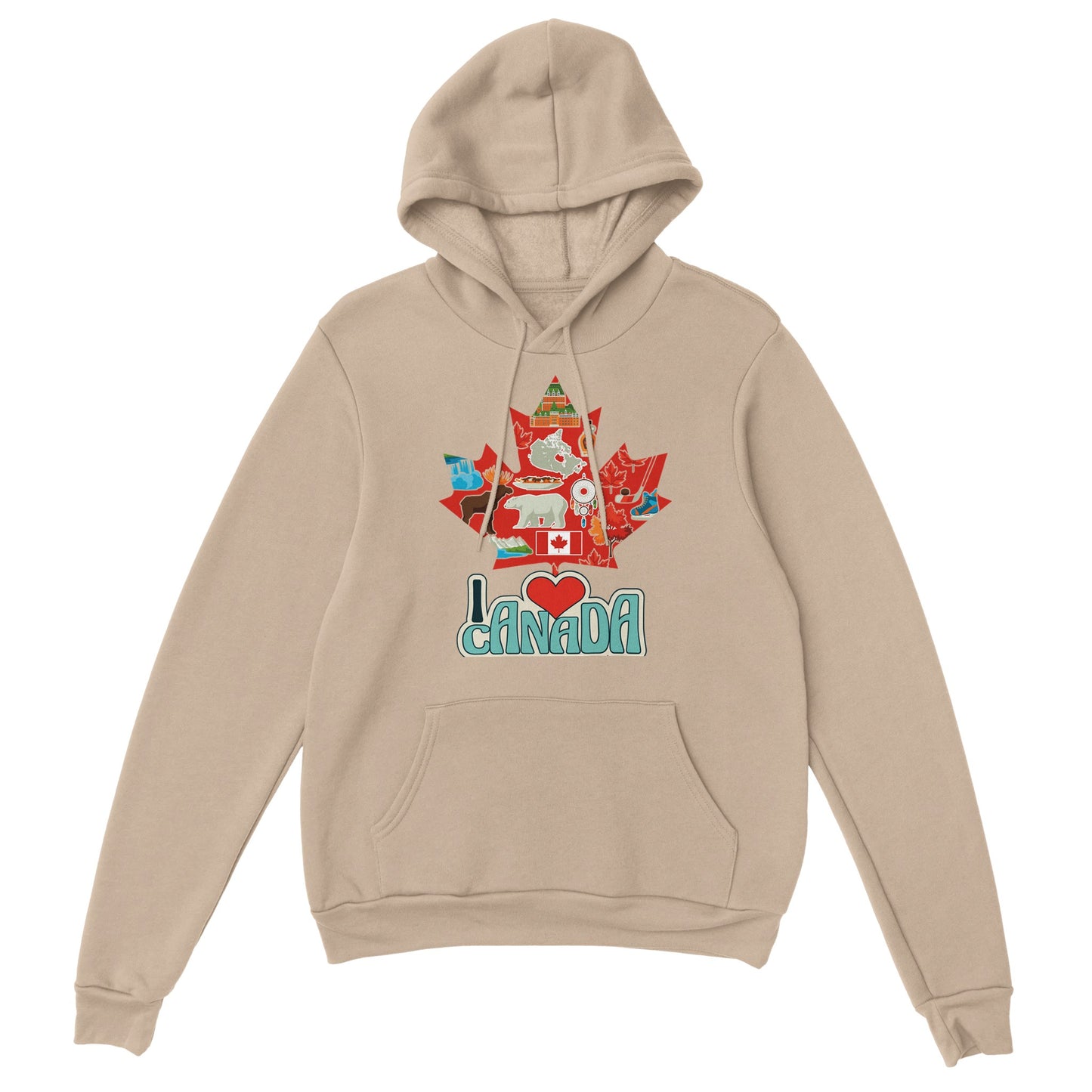 I Love Canada Classic Unisex Pullover Hoodie