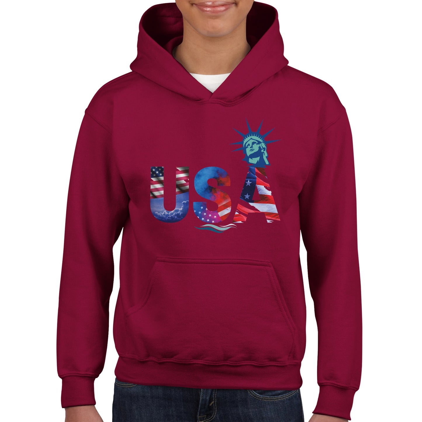 USA Classic Kids Pullover Hoodie