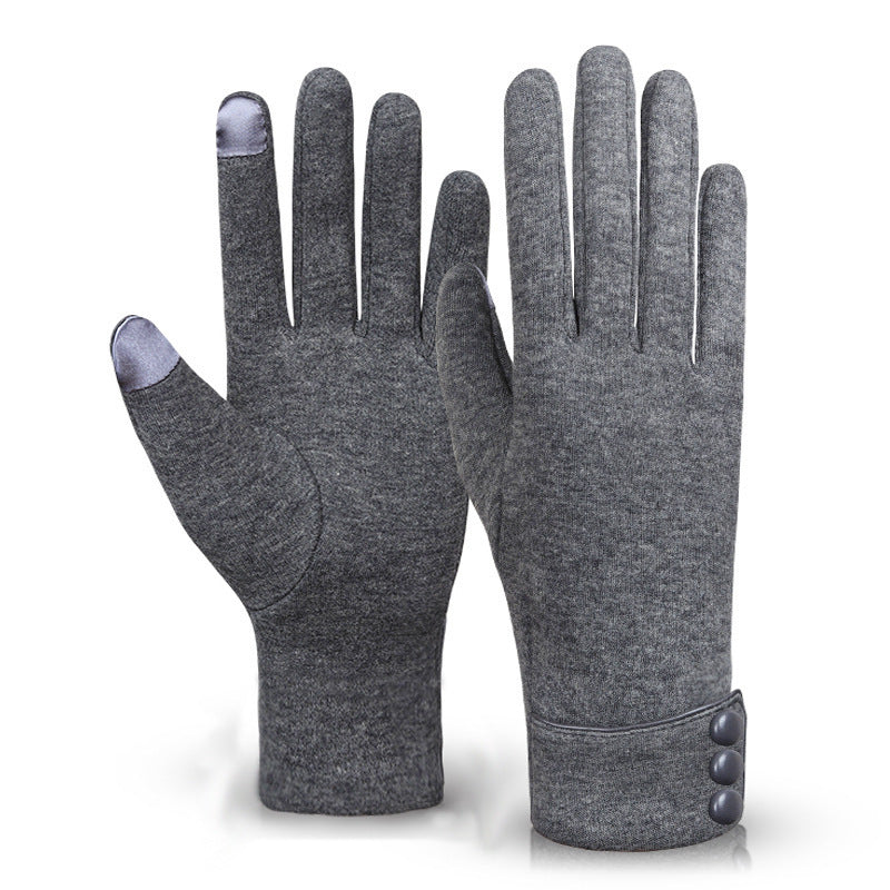 Winter Riding Thermal Fleece Gloves Households