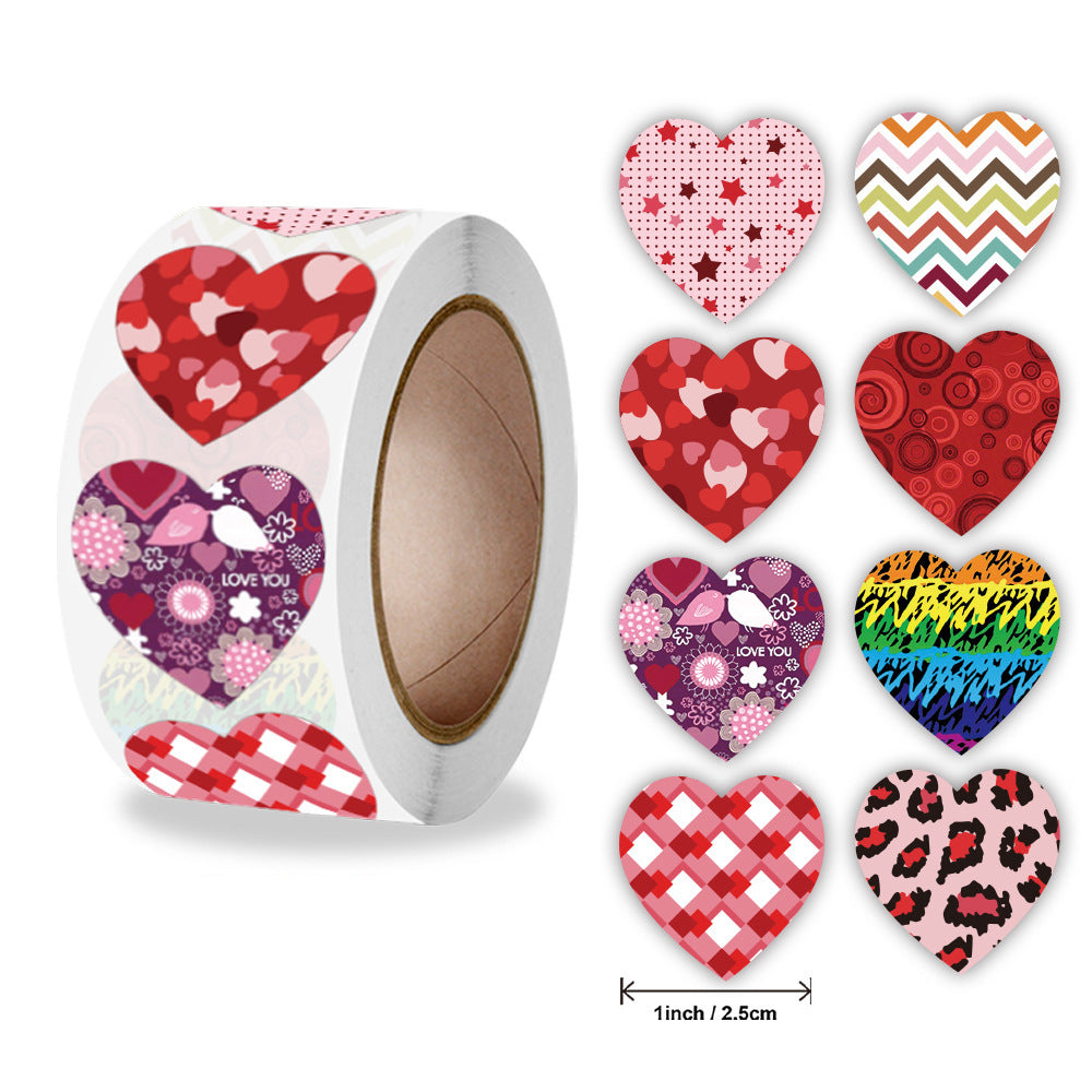 Love Valentine's Day Stickers For Gift Decoration