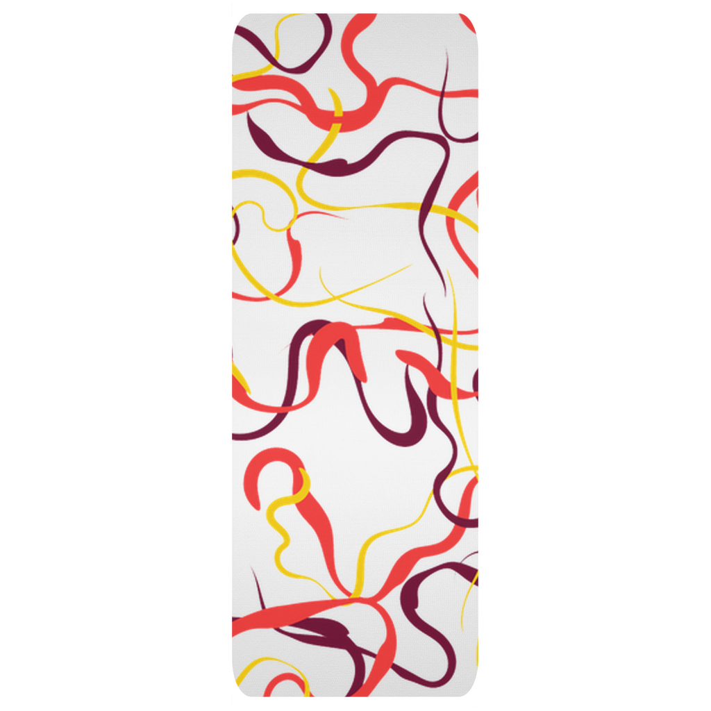 Abstract Line Pattern Yoga Mats