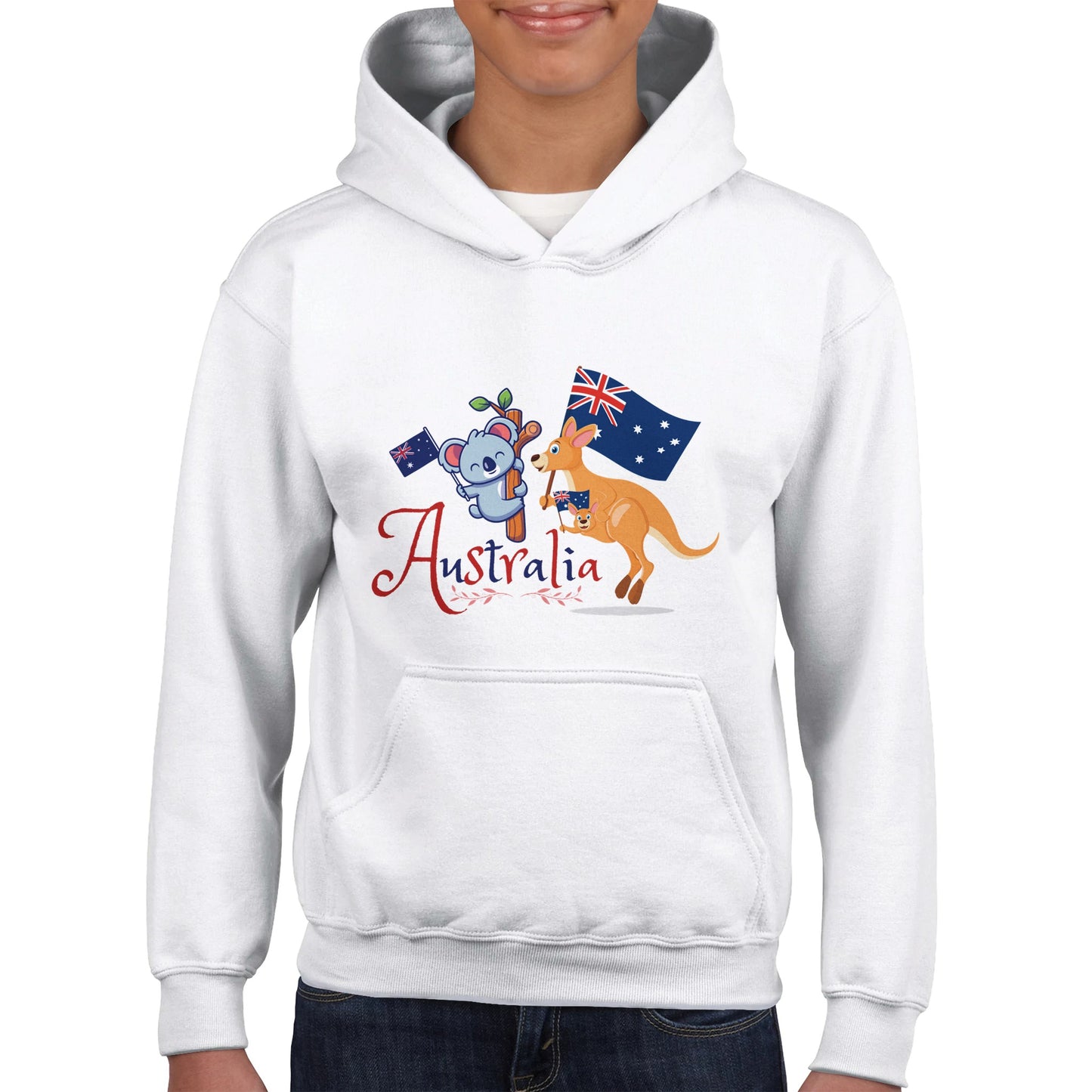 Australia Flag Classic Kids Pullover Hoodie