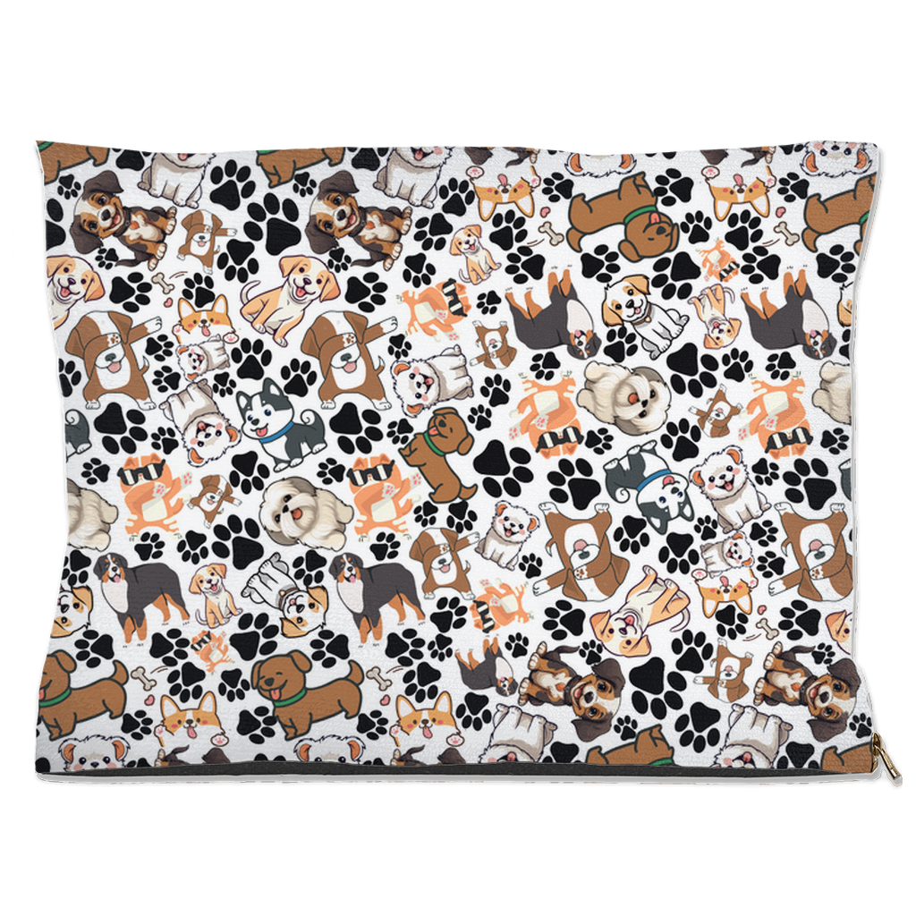 Dog Pattern Bed