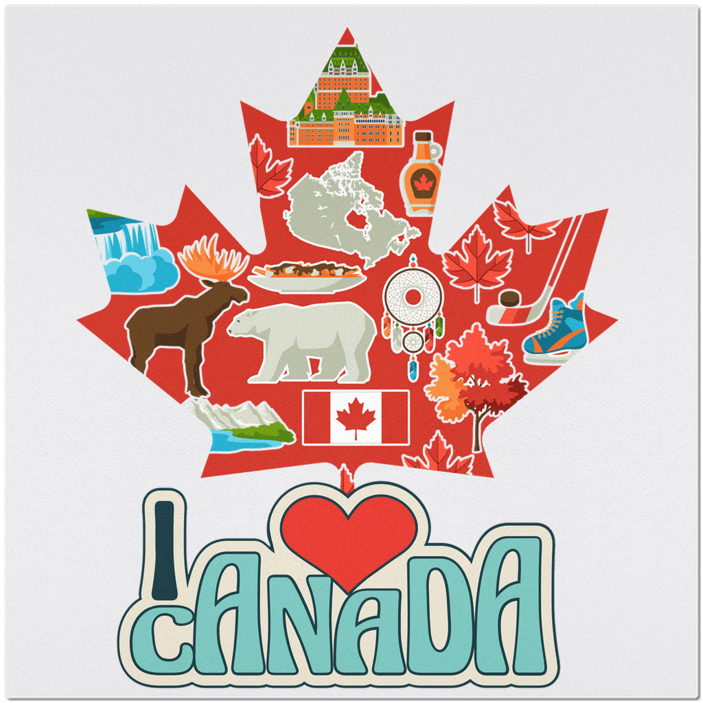 I Love Canada Placemats