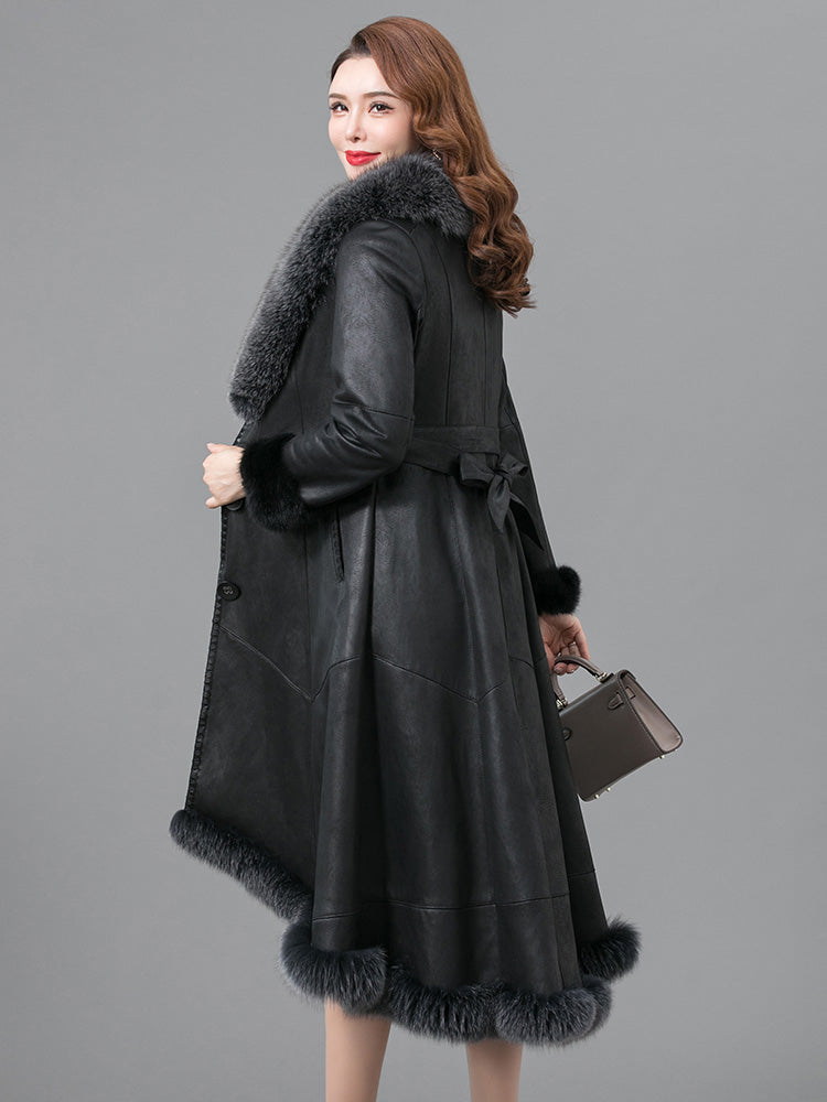 Real Fur One Woman Coat Thickened