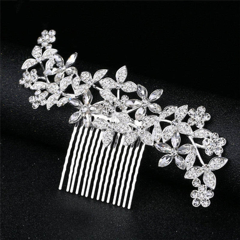 Bridal Jewelry Wedding Hair Clip With Drill
