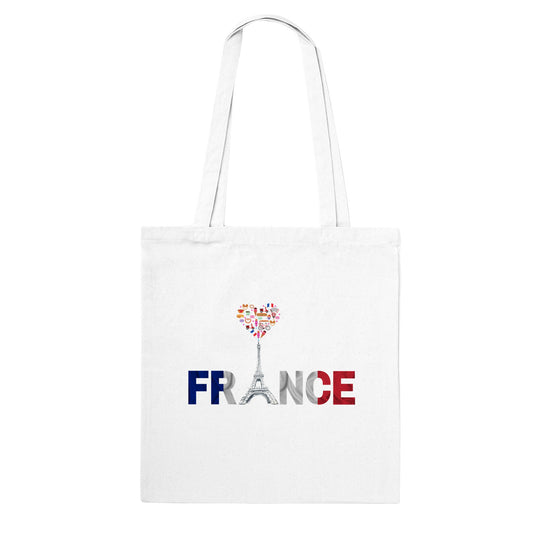 France Eiffel Tower Classic Tote Bag