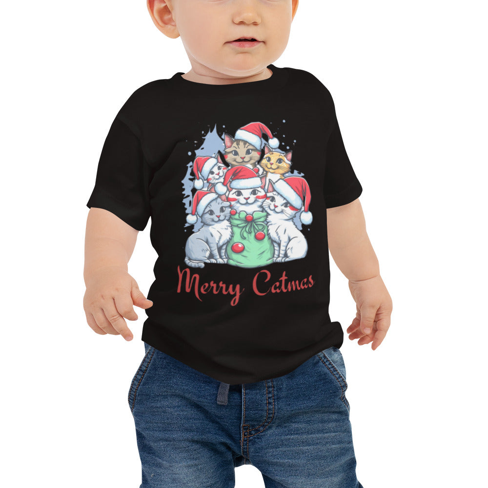 Cat-mas Baby Jersey Short Sleeve Tee