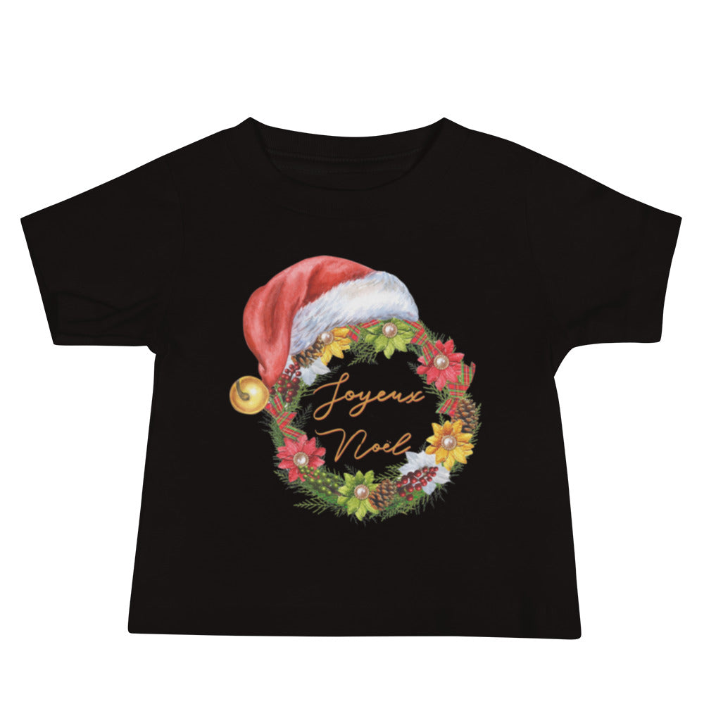 Christmas Hat Baby Jersey Short Sleeve Tee