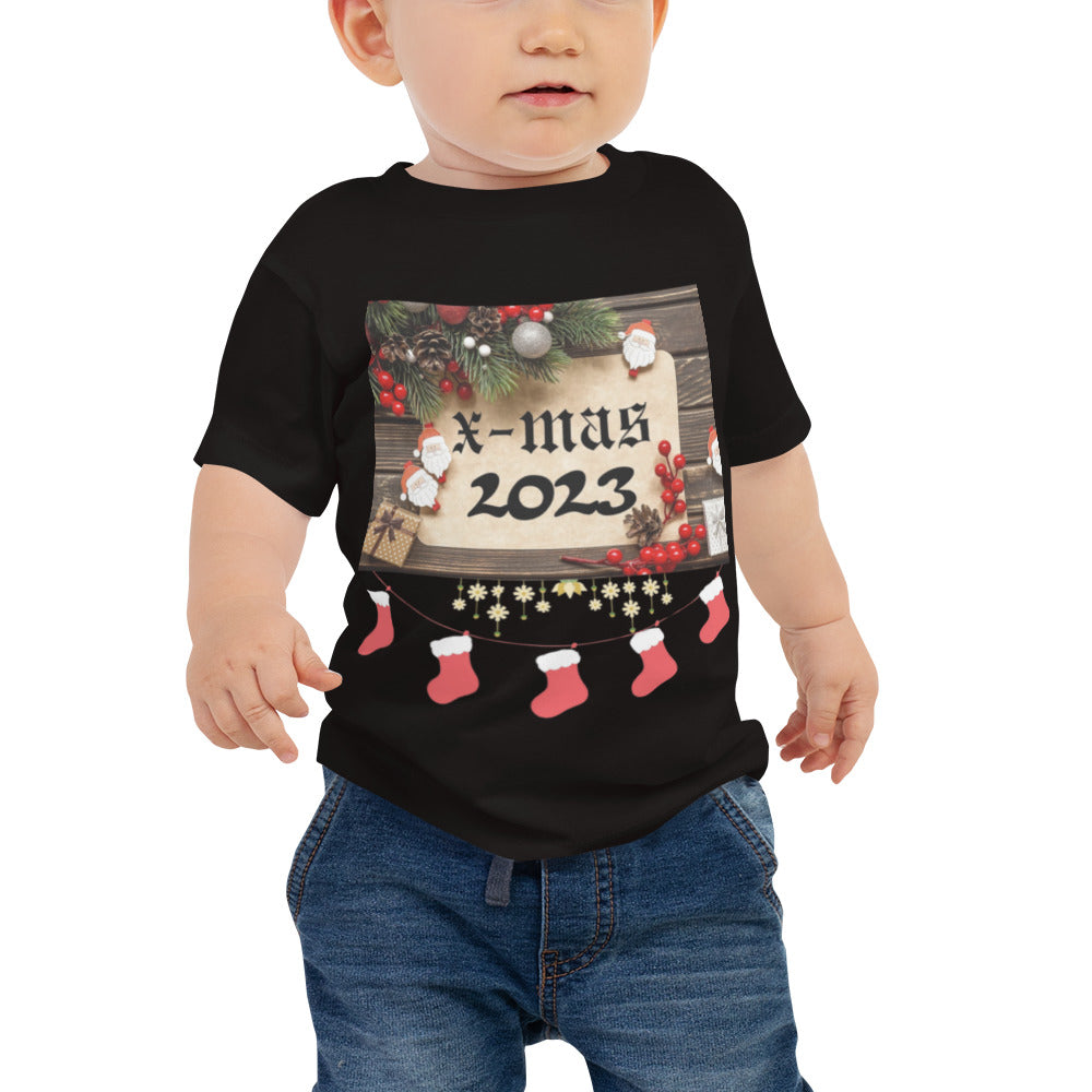 X Mas 2023 Baby Jersey Short Sleeve Tee