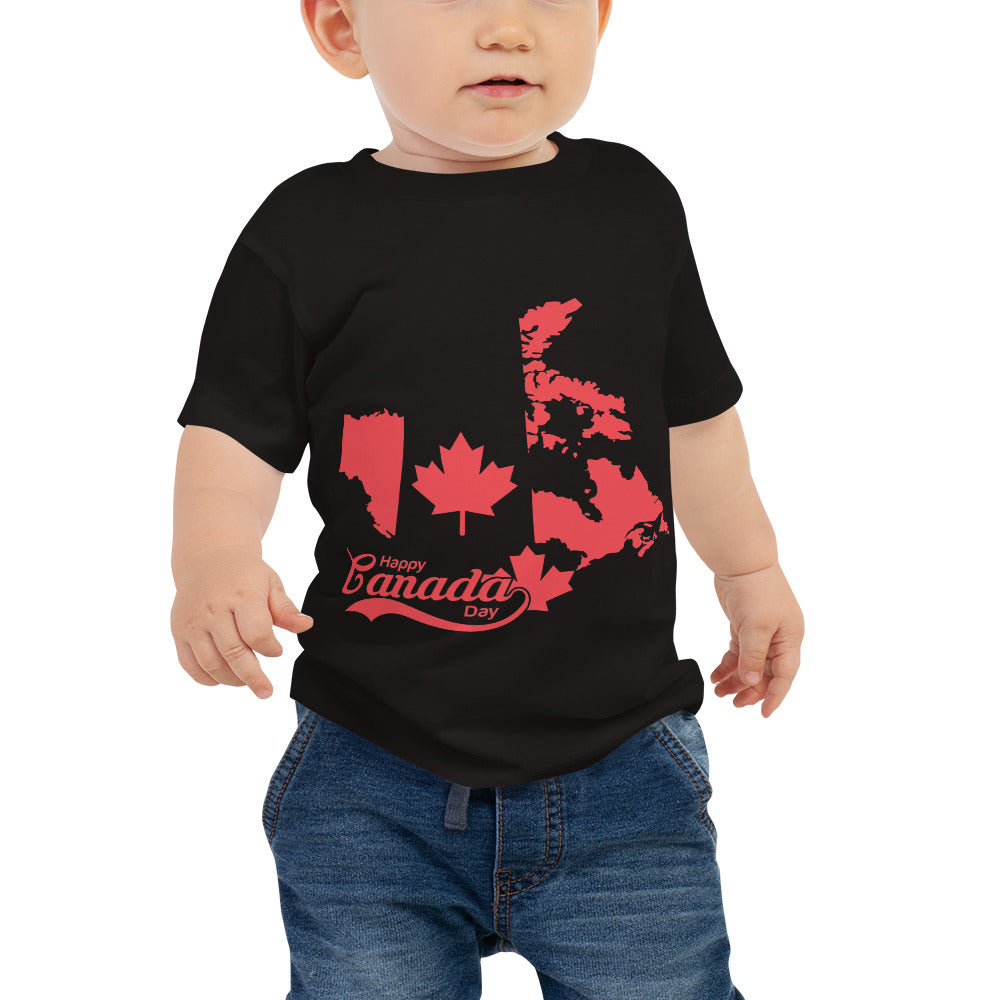 Happy Canada Day Baby Jersey Short Sleeve Tee