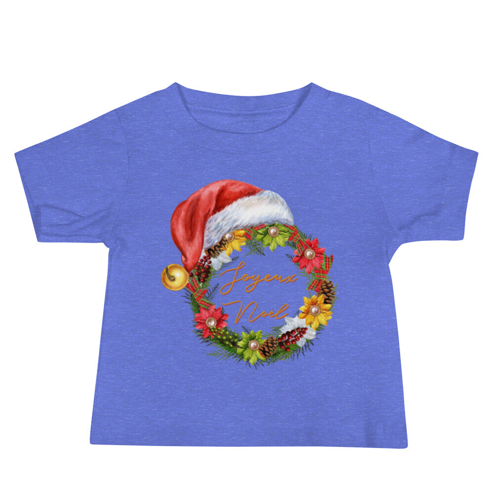 Christmas Hat Baby Jersey Short Sleeve Tee