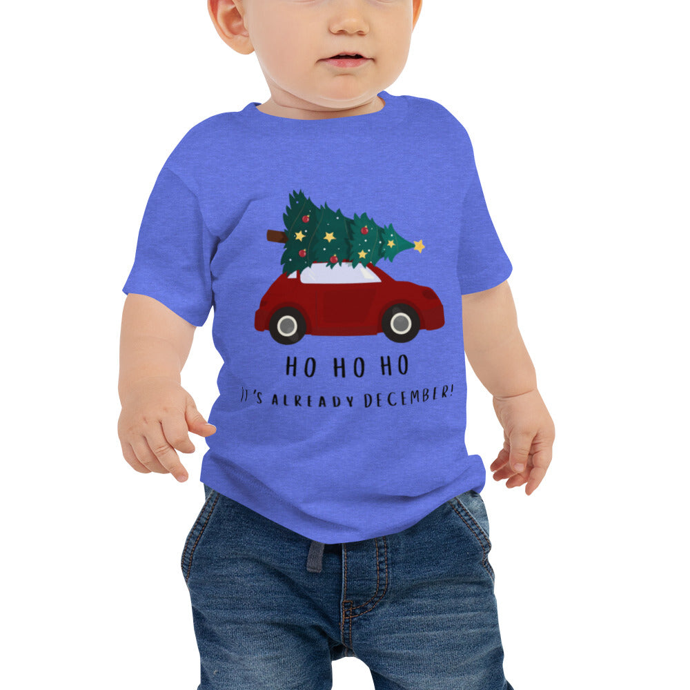 Ho Ho Ho Baby Jersey Short Sleeve Tee