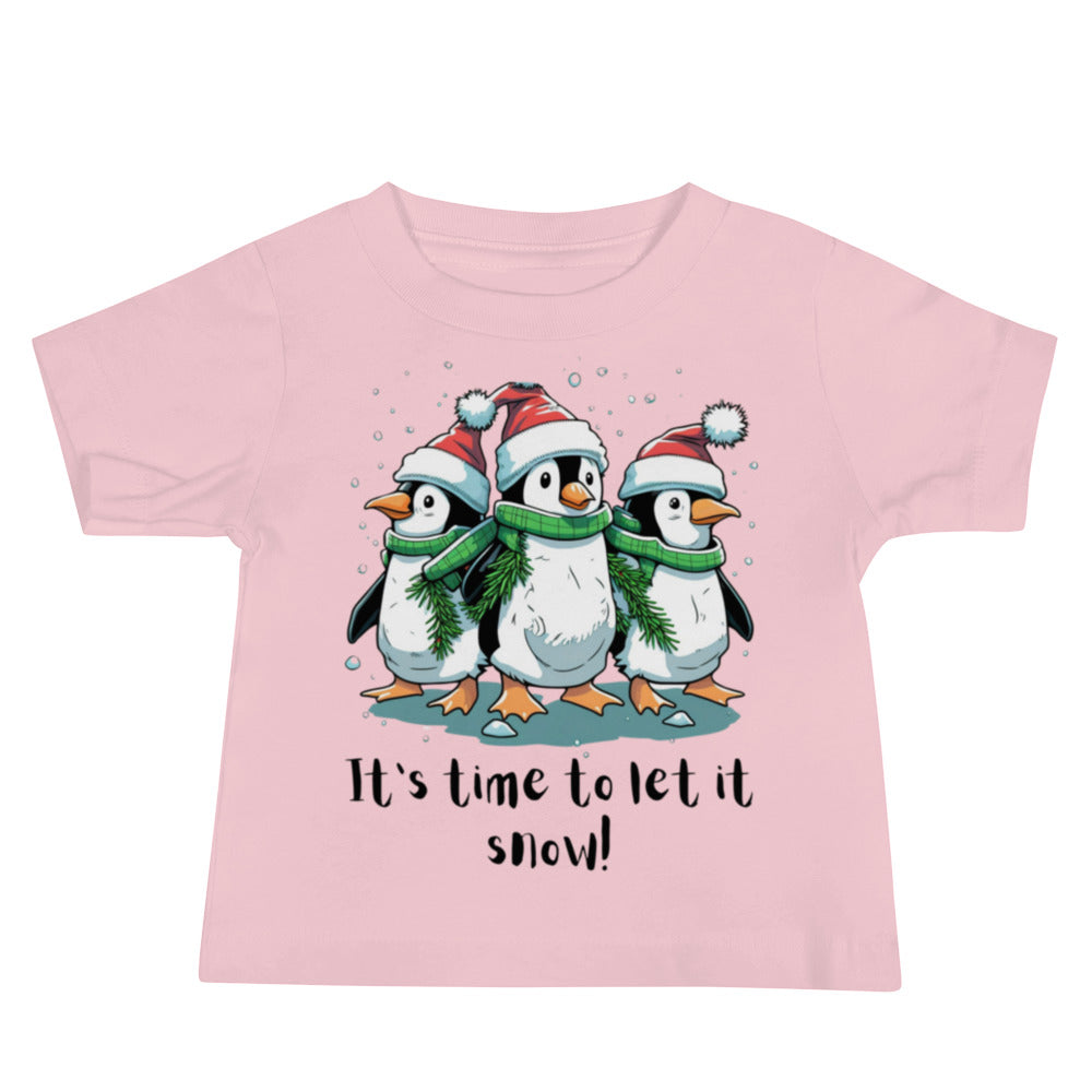 Let it snow Baby Jersey Short Sleeve Tee