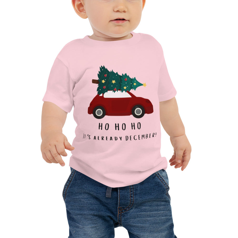 Ho Ho Ho Baby Jersey Short Sleeve Tee