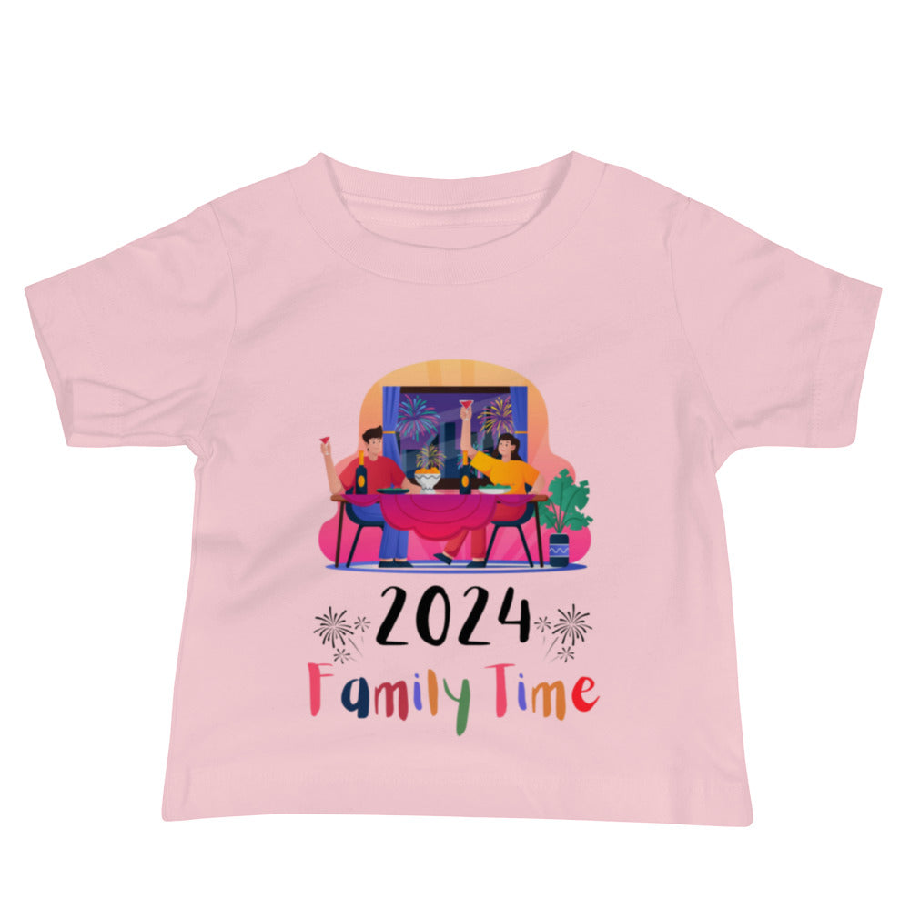 2024 Family Time Baby Jersey Short Sleeve Tee
