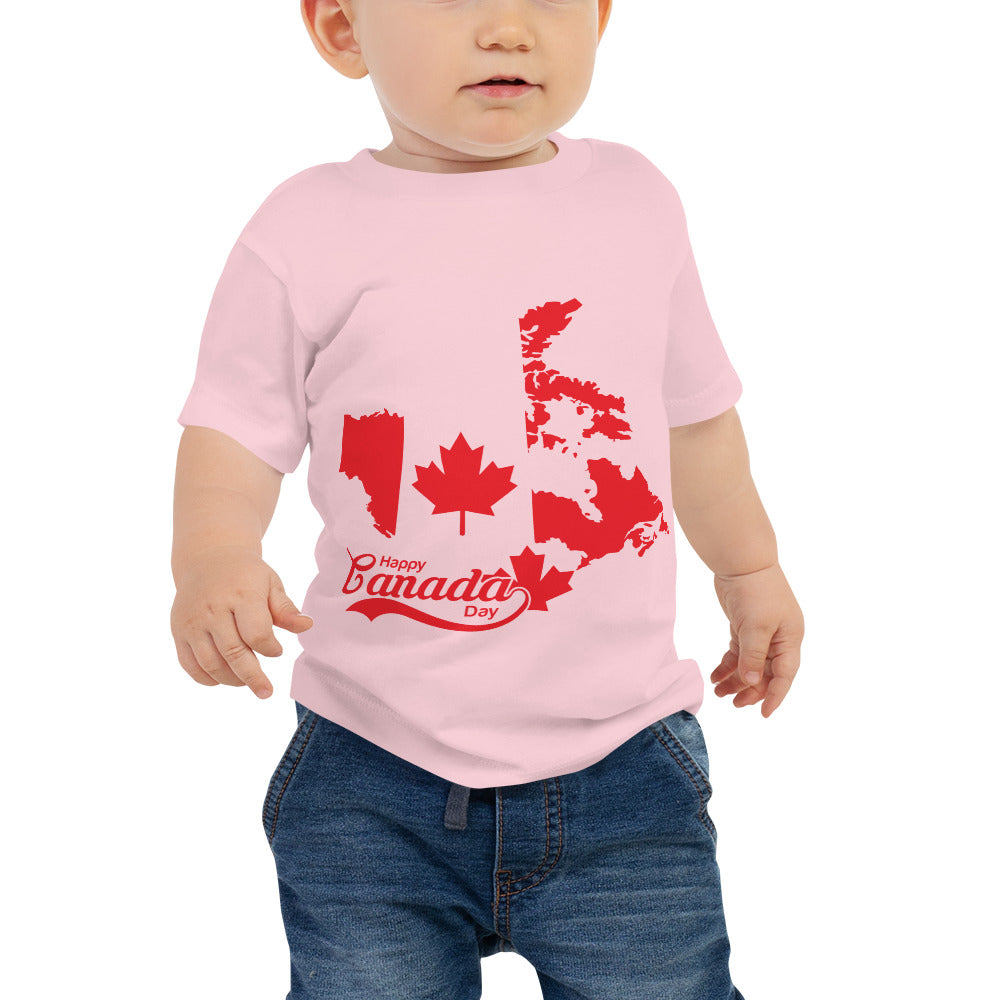 Happy Canada Day Baby Jersey Short Sleeve Tee