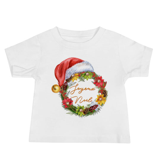 Christmas Hat Baby Jersey Short Sleeve Tee