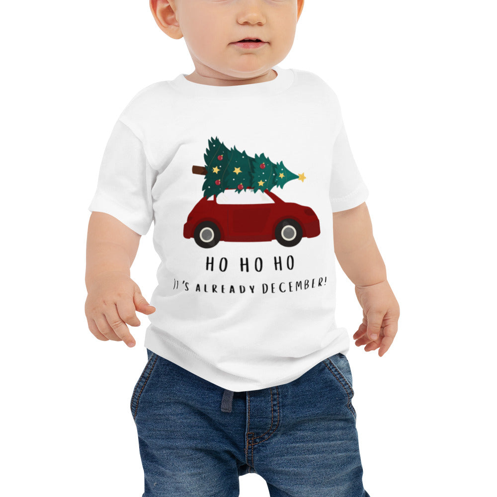 Ho Ho Ho Baby Jersey Short Sleeve Tee