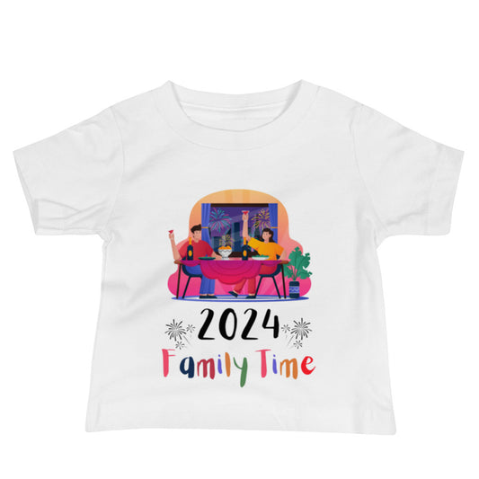 2024 Family Time Baby Jersey Short Sleeve Tee