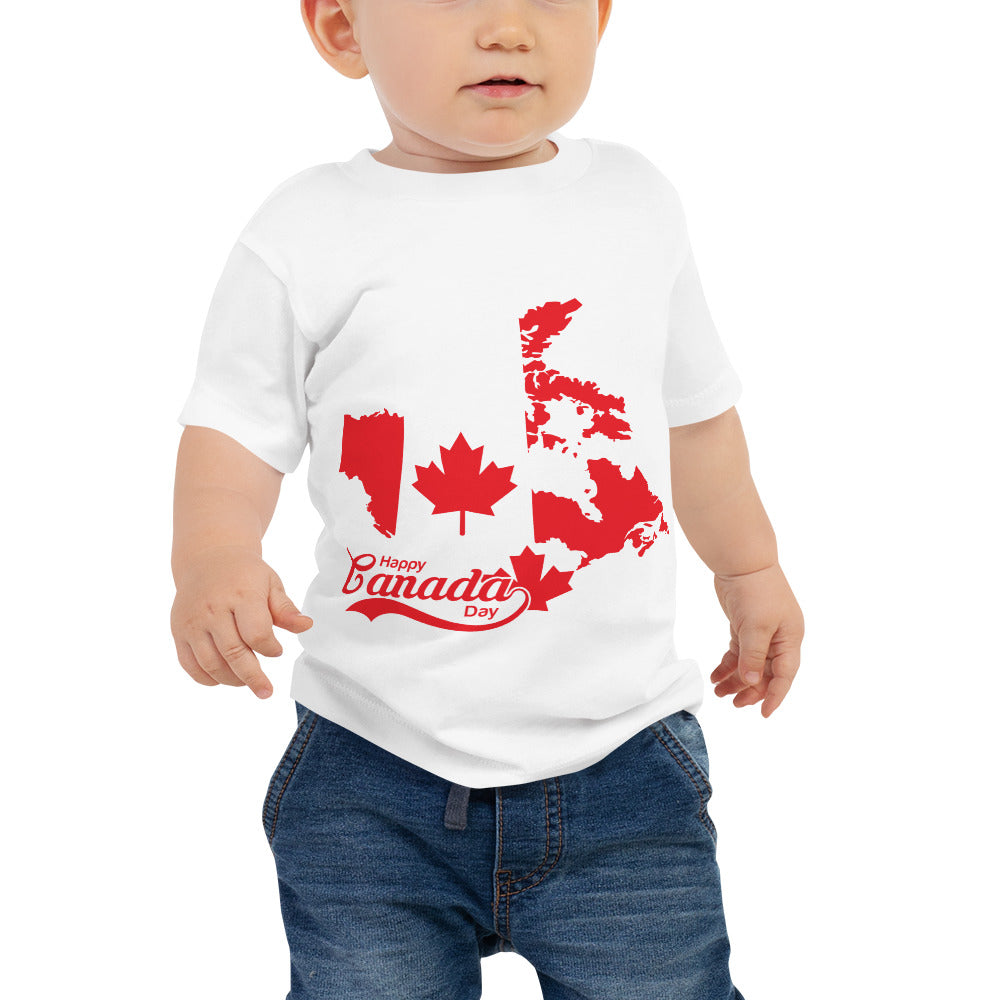 Happy Canada Day Baby Jersey Short Sleeve Tee