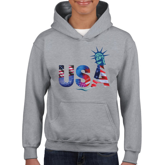 USA Classic Kids Pullover Hoodie