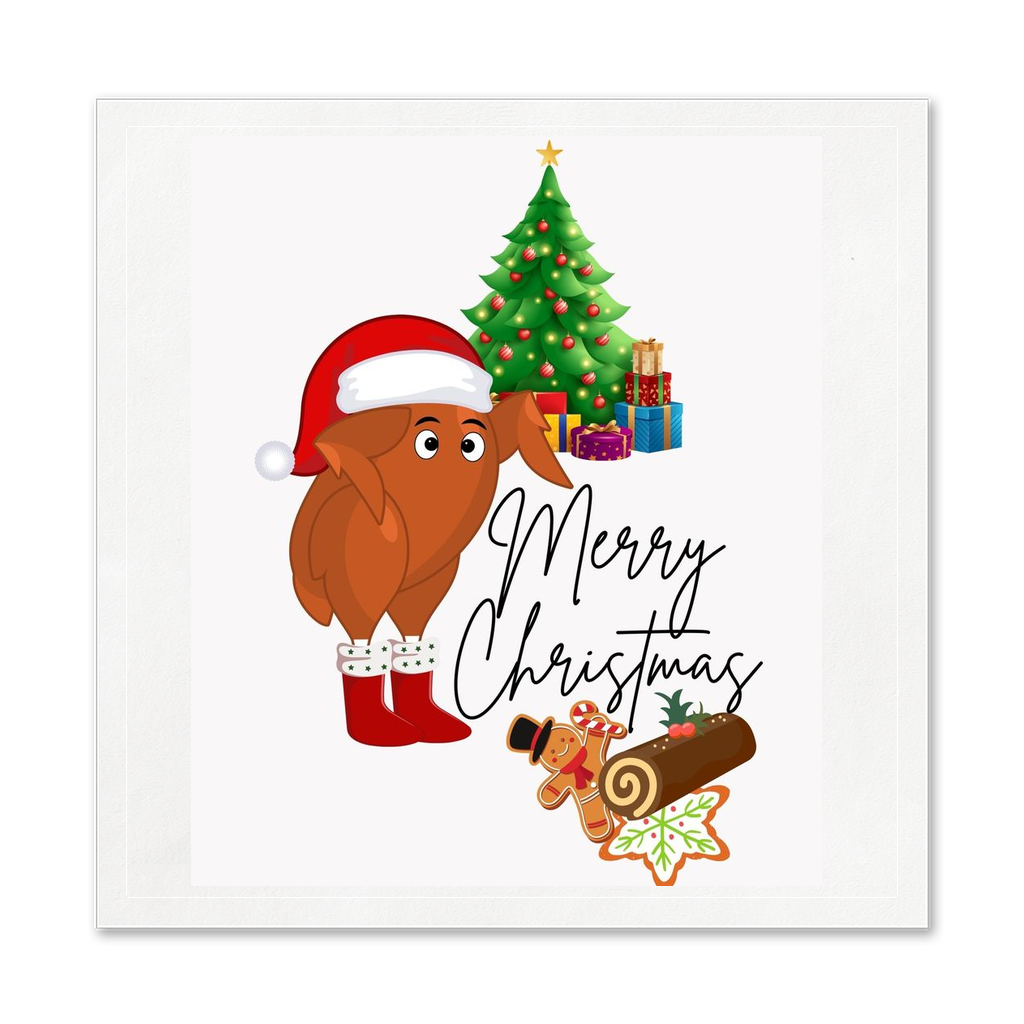 Turkey Christmas Uncoined Napkins