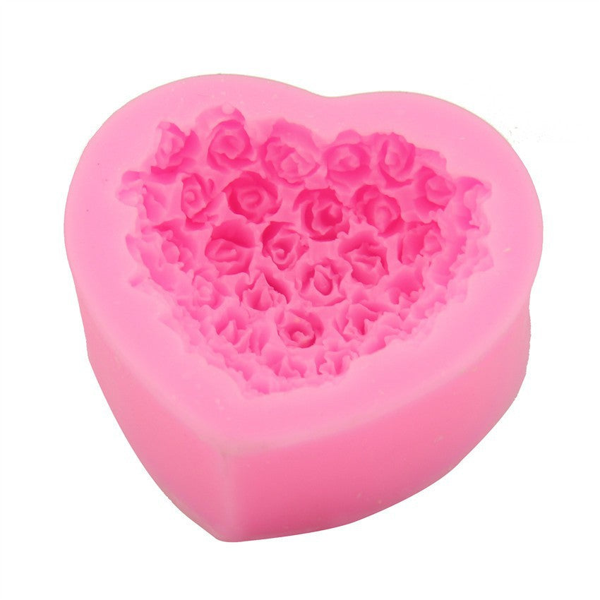 Valentines Day Gift Valentine's Day Love Rose Silicone Mould Home Supplies