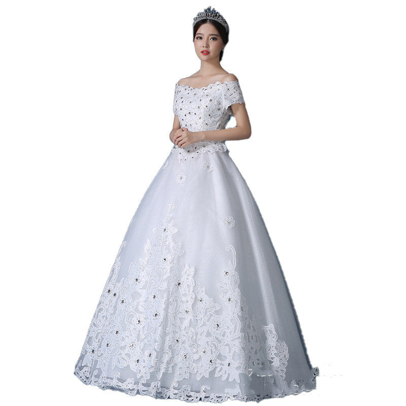 Qidi Studio Wholesale High-end One-shoulder Wedding Dresses