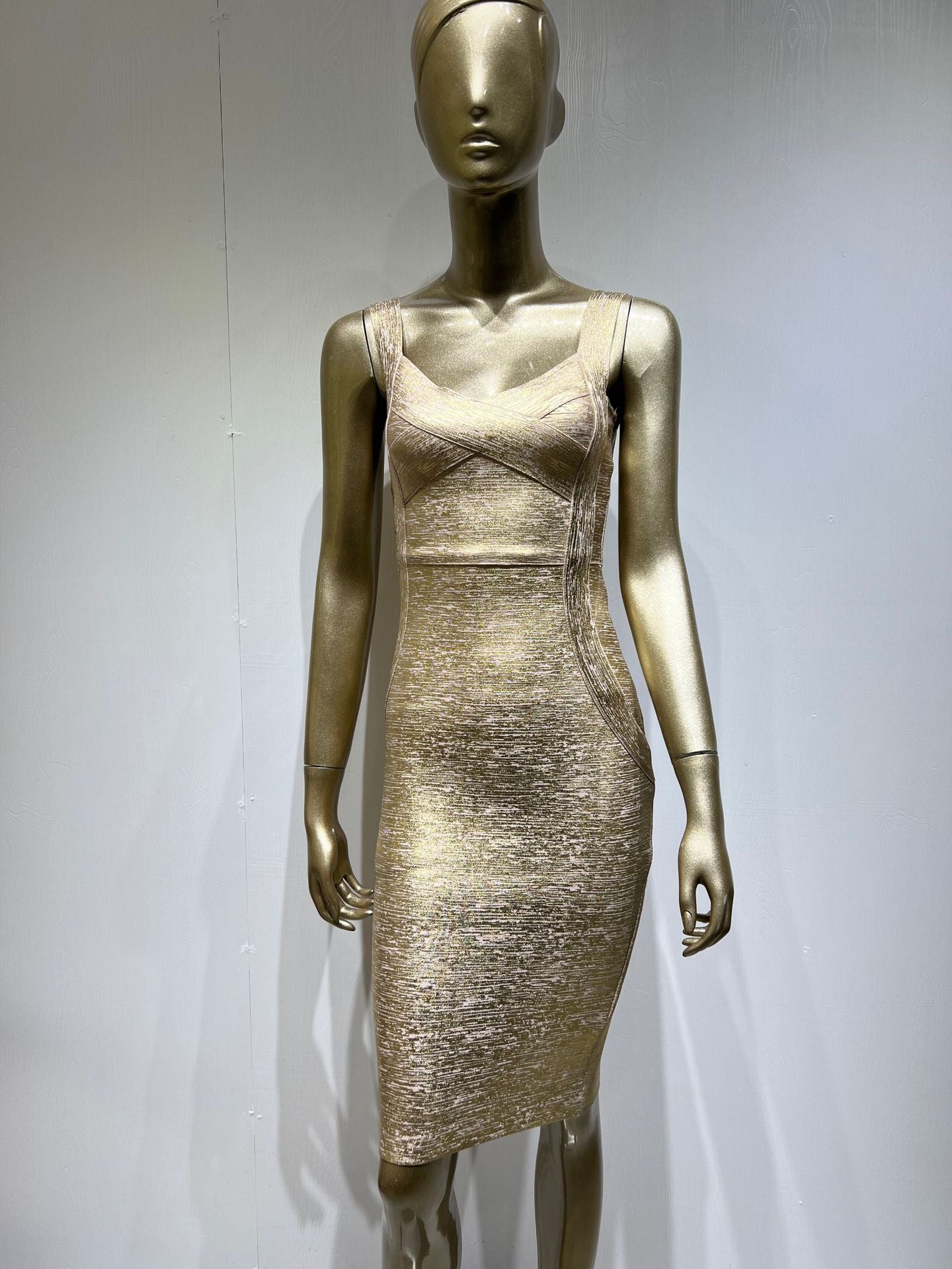 Women's Fashion Bandage One-piece Dress