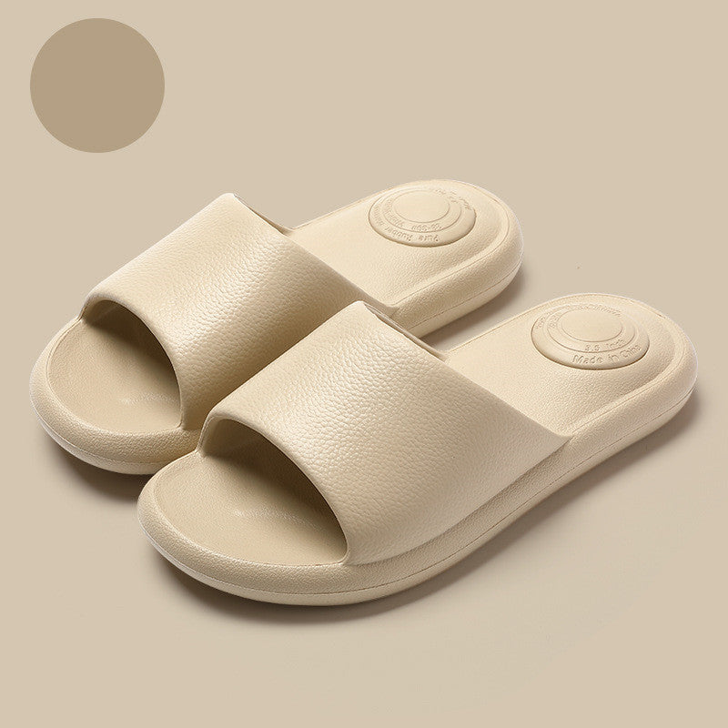 New Solid Color Slipper Summer Fashion Anti-Slip Non-slip Floor Bathroom Slippers For Women Men Casual Couple House Shoes