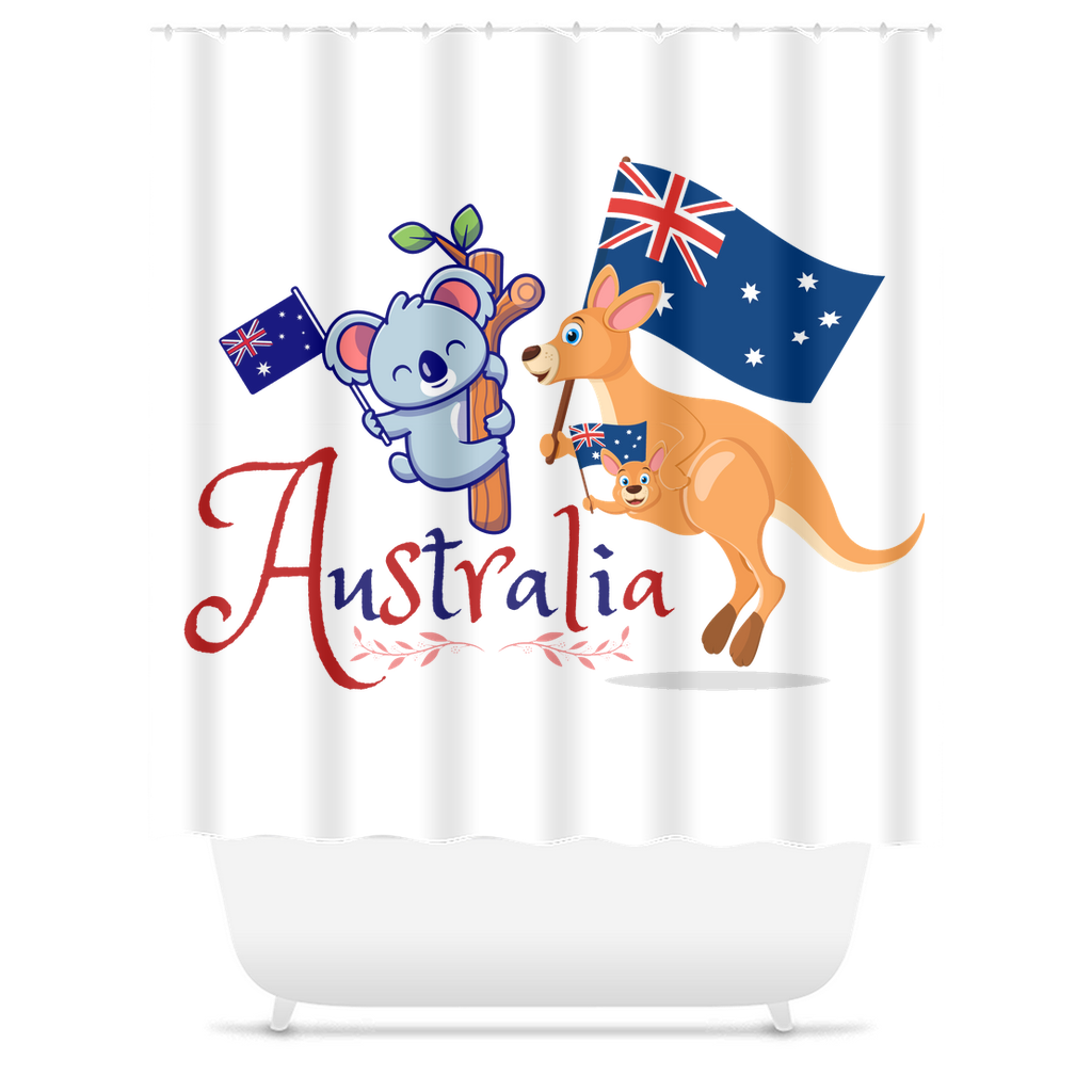 Australia Flag Shower Curtains