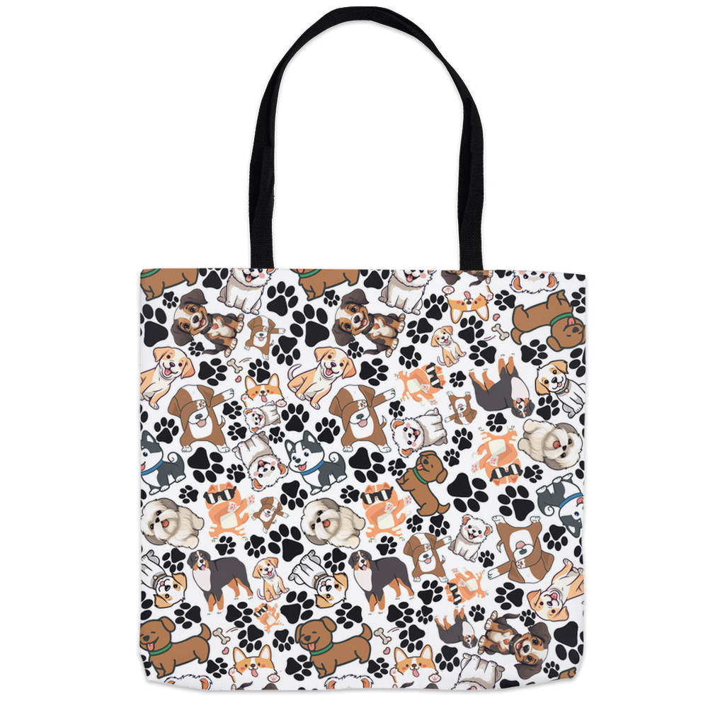 Dog Pattern Tote Bags