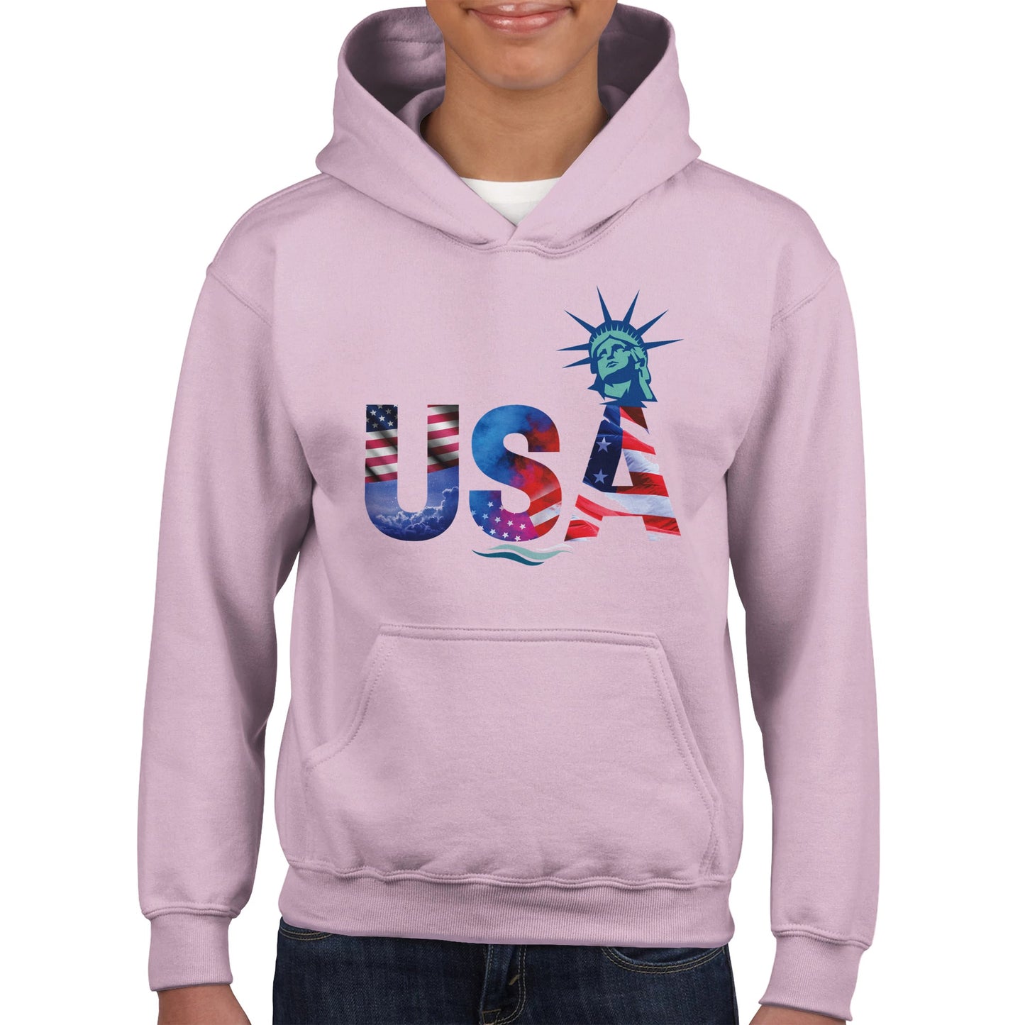 USA Classic Kids Pullover Hoodie