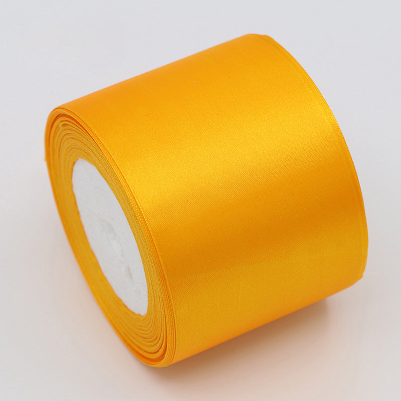 8CM Wide Ribbon Silk Colored Ribbons Wedding Supplies