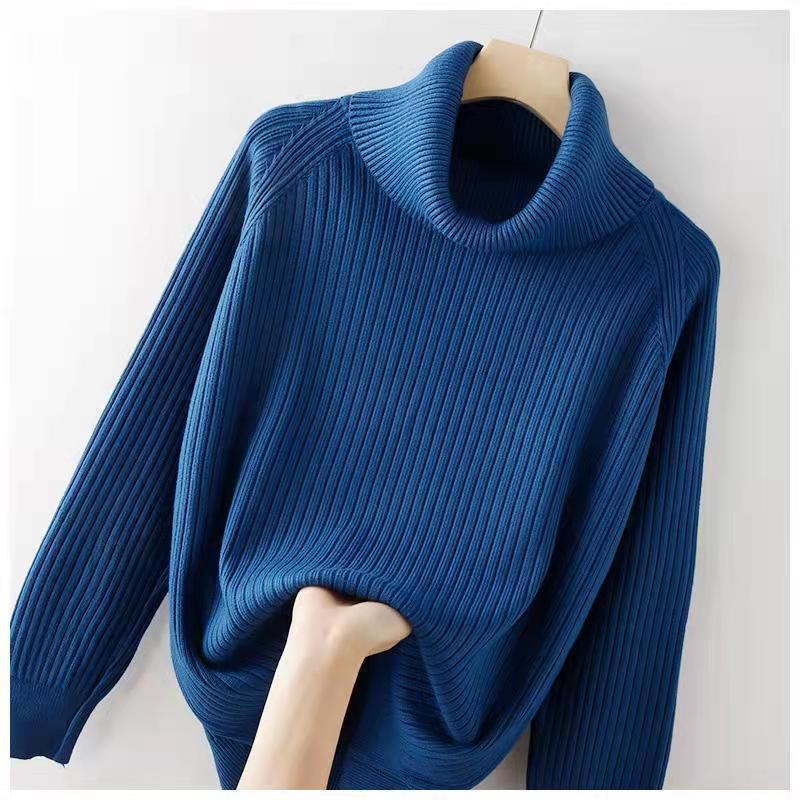 Turtleneck Bottoming Shirt Oversized Knit Sweater