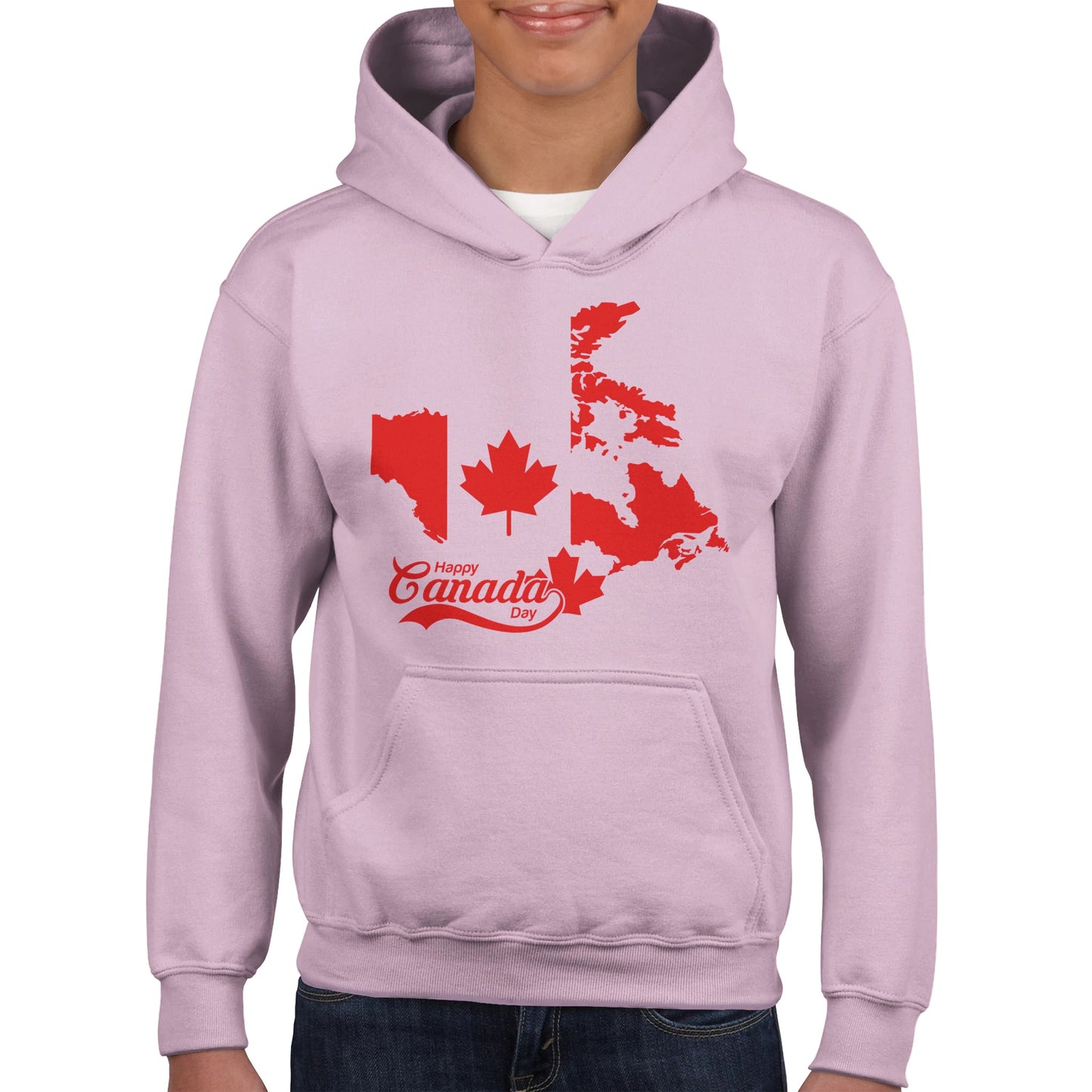 Happy Canada Day Classic Kids Pullover Hoodie