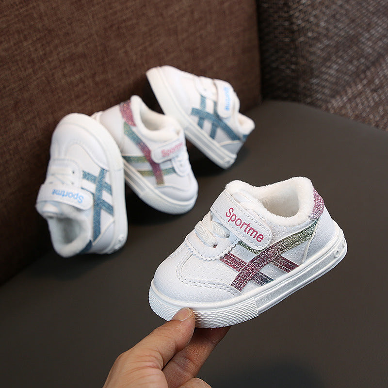Autumn Baby Girl Boy Toddler Shoes First Walkers Infant Casual Running Shoes Soft Bottom Comfortable Stitching  Children Sneaker