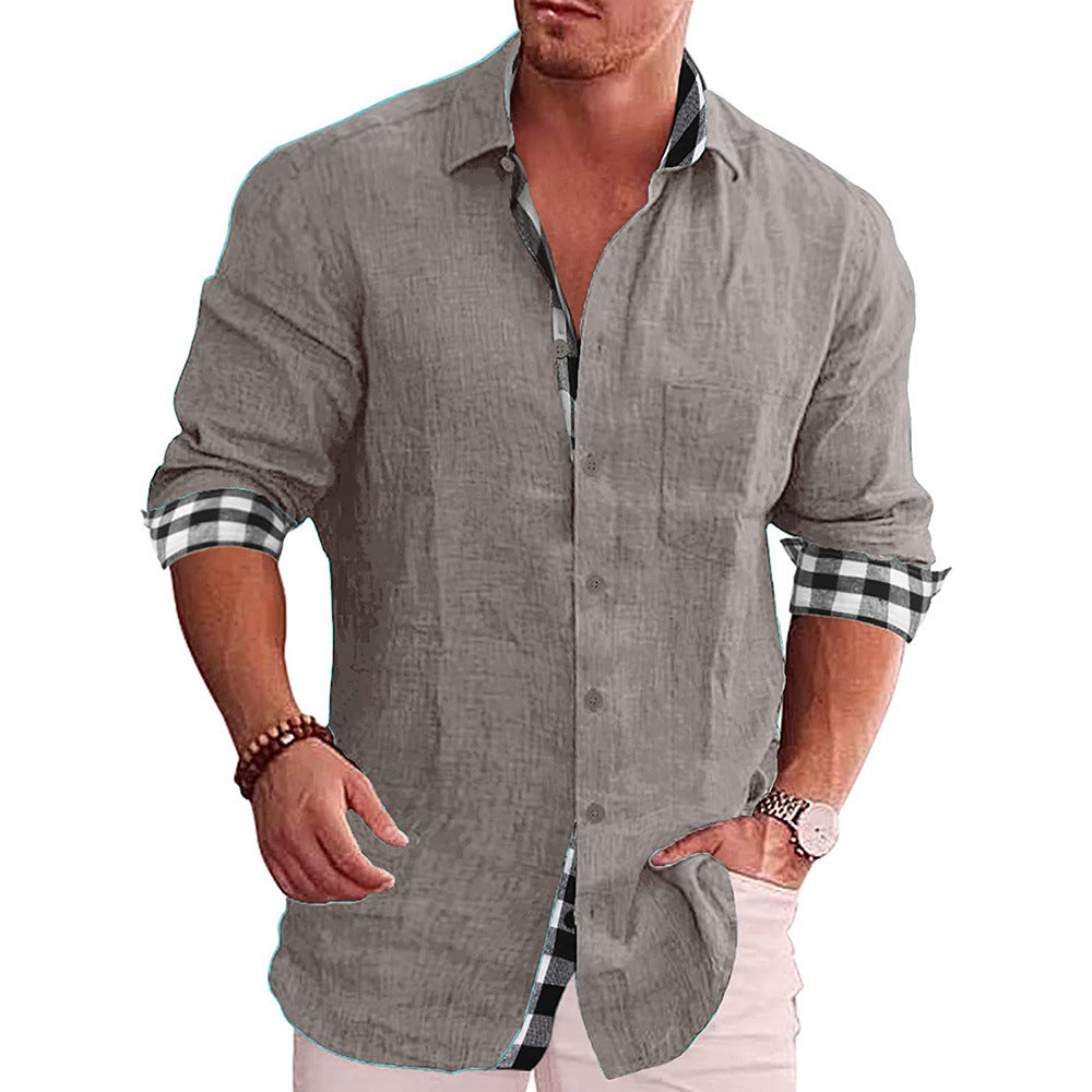 Men's Shirt Long Sleeve Casual