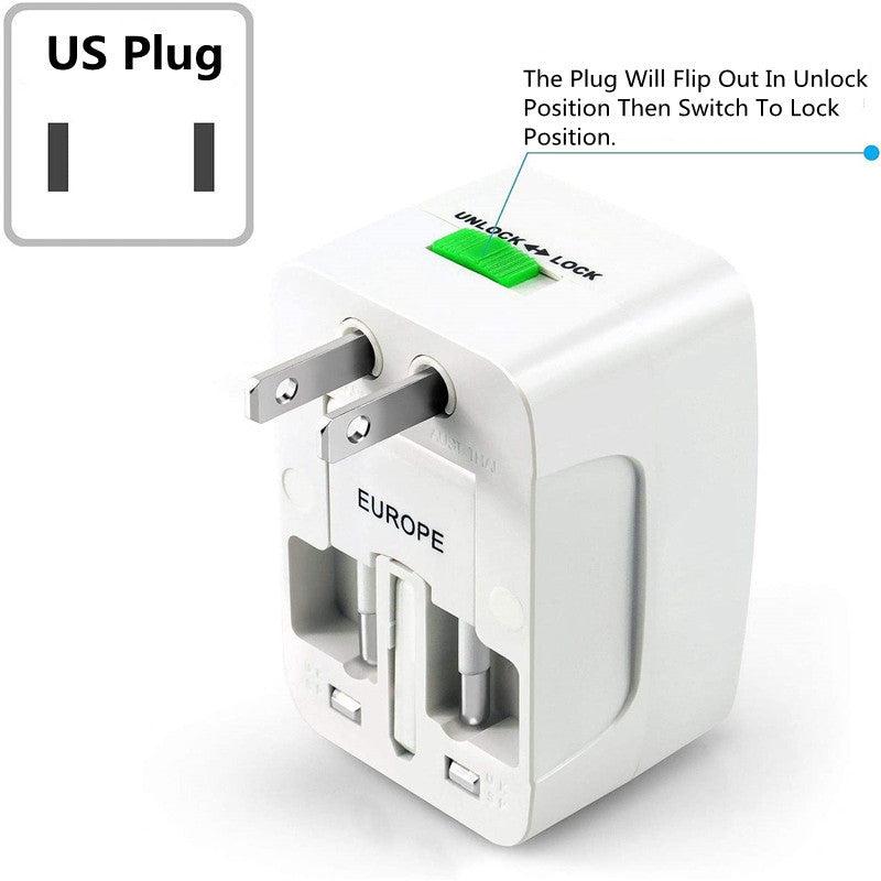 Multi-purpose Usb Multi-function Multi-country Overseas Travel Adapter