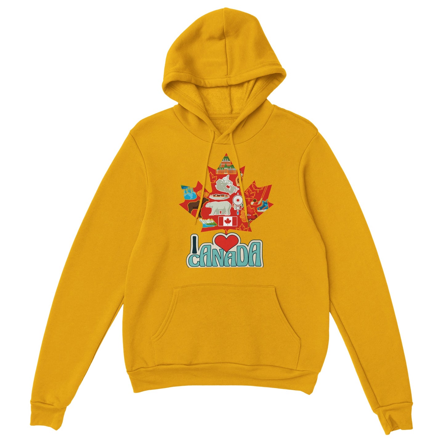 I Love Canada Classic Unisex Pullover Hoodie