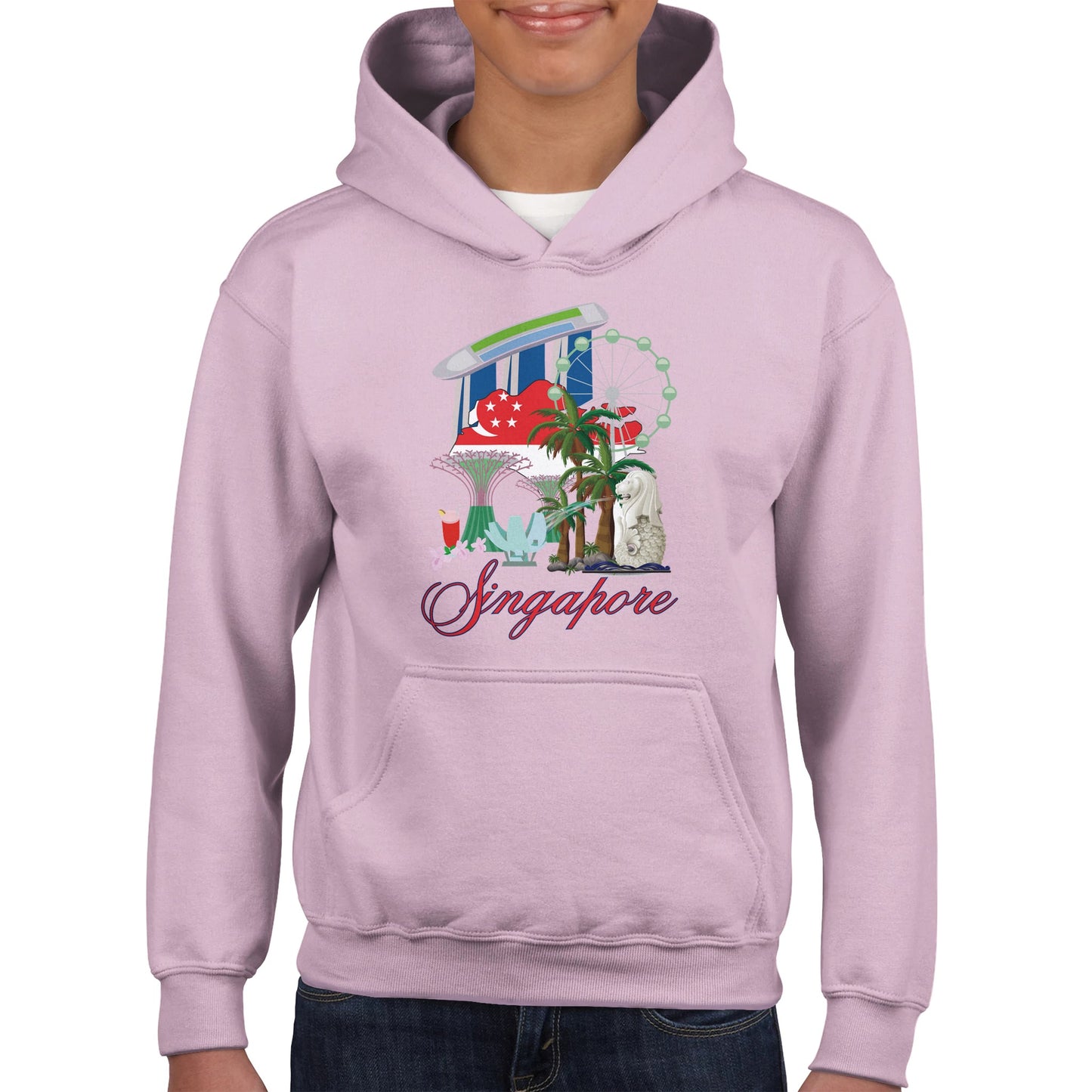 Singapore Classic Kids Pullover Hoodie