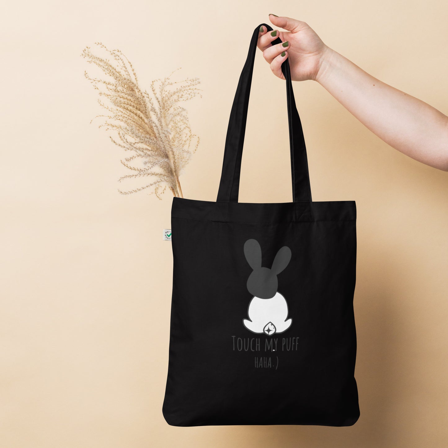 Touch My Puff Organic fashion tote bag