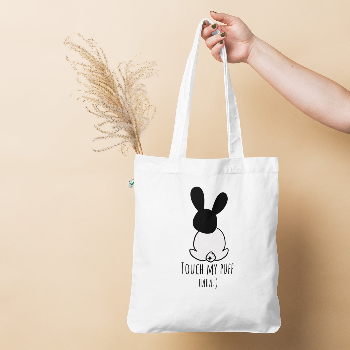 Touch My Puff Organic fashion tote bag