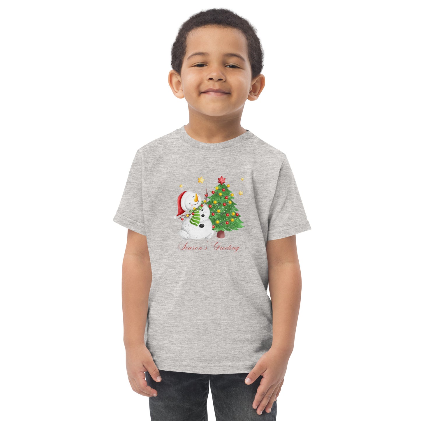 Season Greeting Toddler jersey t-shirt