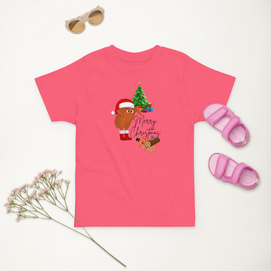 Turkey Christmas Toddler jersey t-shirt