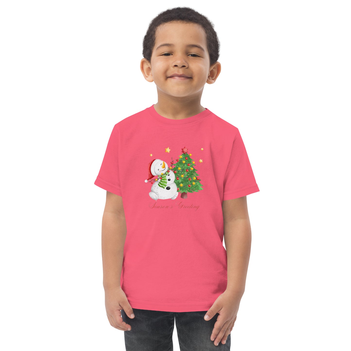 Season Greeting Toddler jersey t-shirt