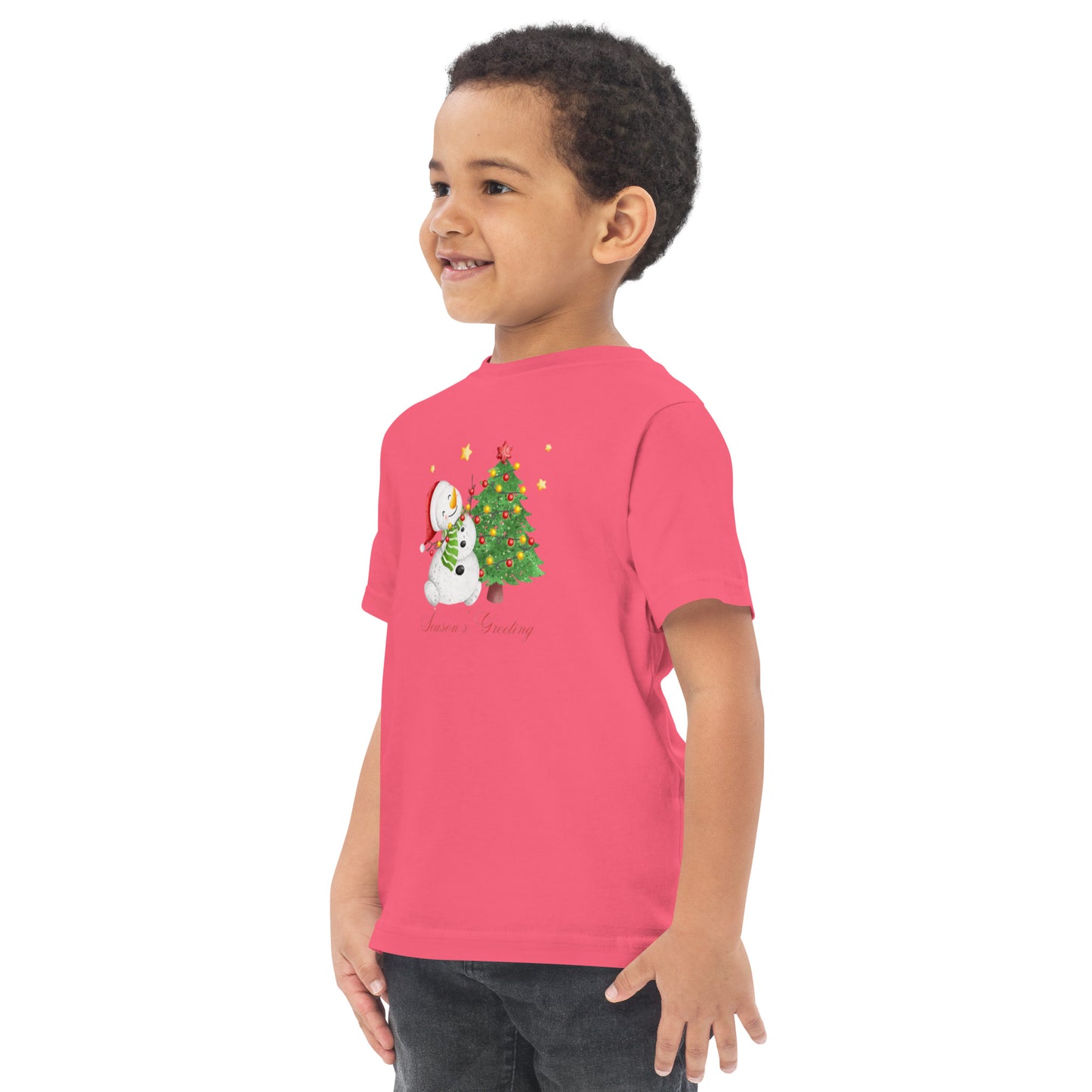 Season Greeting Toddler jersey t-shirt