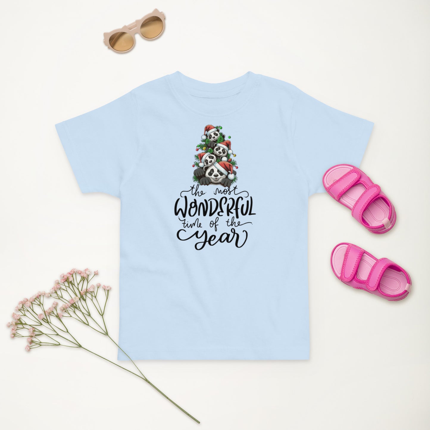 Wonderful Christmas Toddler jersey t-shirt